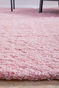 Thumbnail for Angel Pink Modern Plush Rectangle Rug