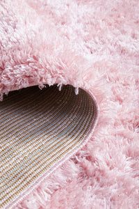 Thumbnail for Angel Pink Modern Plush Rectangle Rug