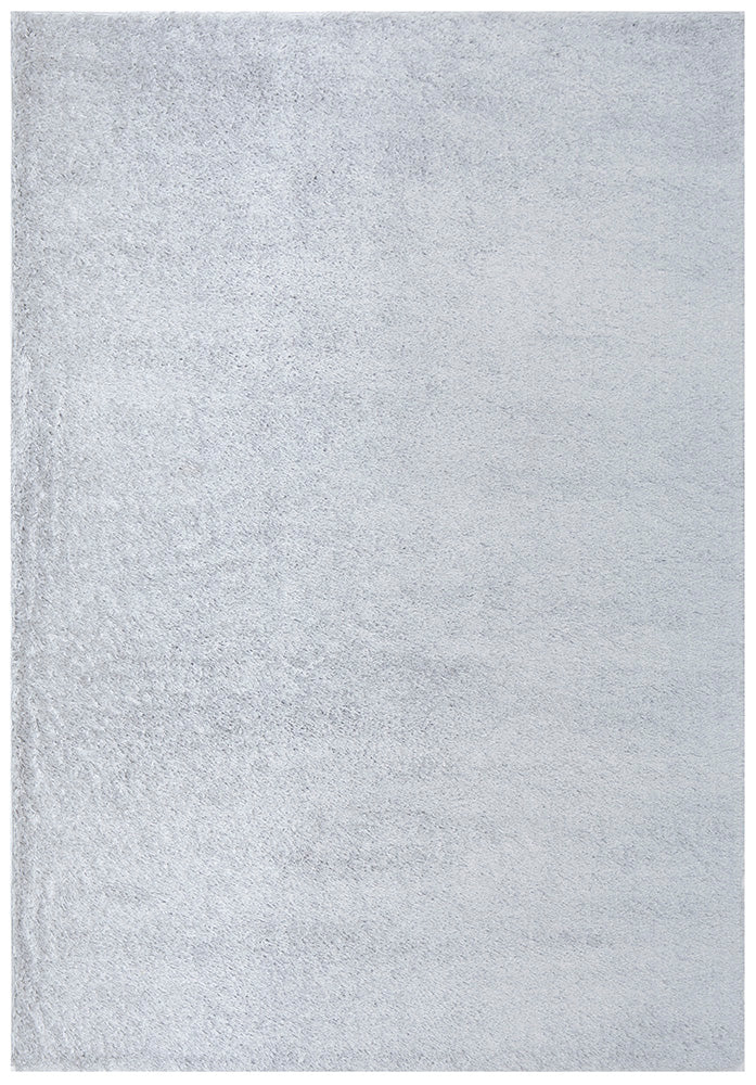 Angel Grey Modern Plush Rectangle Rug