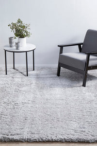 Thumbnail for Angel Grey Modern Plush Rectangle Rug