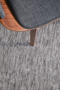 Thumbnail for Azure Modern Grey Silky Viscose & Polyester Rectangle Rug