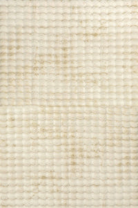 Thumbnail for Bubble Natural Super Soft Modern Plush Machine Washable Polyester Rug