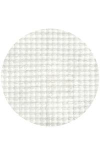 Thumbnail for Bubble White Super Soft Modern Plush Machine Washable Polyester Rug