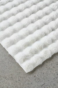 Thumbnail for Bubble White Super Soft Modern Plush Machine Washable Polyester Rug