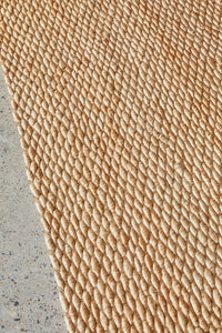 Thumbnail for Indi Hive Natural Jute Modern Hand Loomed Rectangle Rug