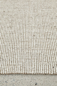 Thumbnail for Harlow Natural Wool and Jute Modern Rectangle Rug