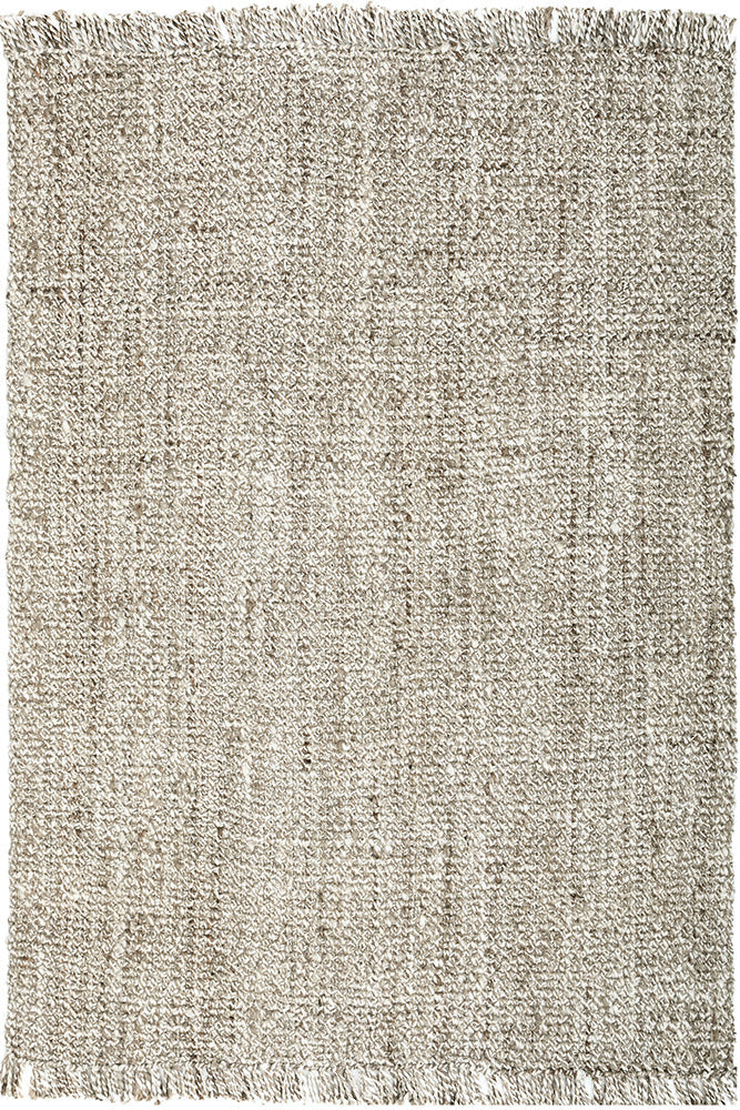 Harlow Grey Jute Modern Rustic Rectangle Rug