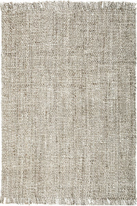 Thumbnail for Harlow Grey Jute Modern Rustic Rectangle Rug