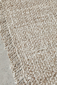 Thumbnail for Harlow Grey Jute Modern Rustic Rectangle Rug