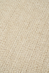 Thumbnail for Parker Natural Cream Jute and Wool Modern Pebble Pattern Rectangle Rug