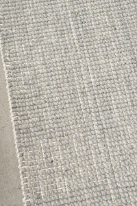 Thumbnail for Parker Grey Jute and Wool Modern Pebble Pattern Rectangle Rug