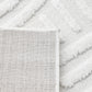 Mari Dior White Arch Pattern Rectangle Rug