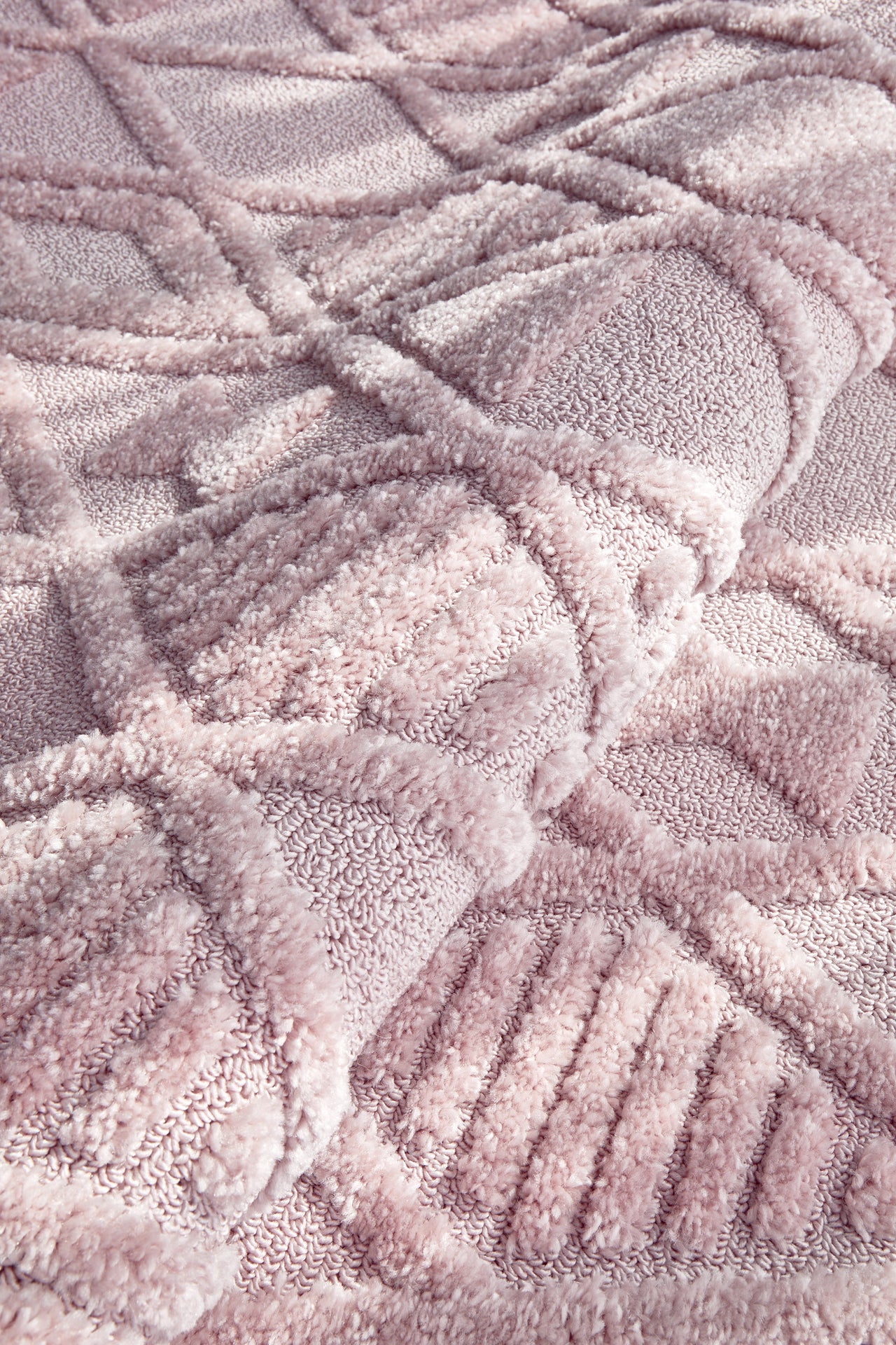 Mari Lisa Pink Diamond Pattern Rectangle Rug