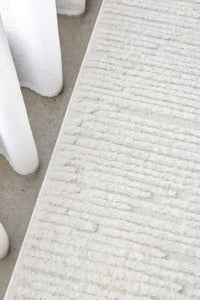 Thumbnail for Mari Suri White Modern Rectangle Rug