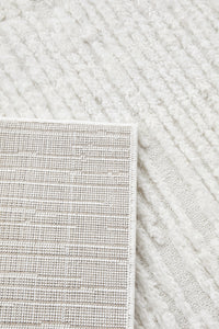 Thumbnail for Mari Suri White Modern Rectangle Rug