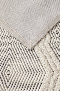 Thumbnail for Chime Bone Modern Textured Pattern Rectangle Rug