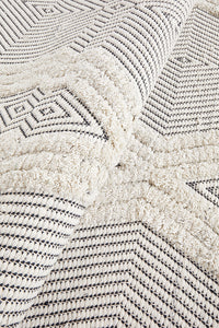 Thumbnail for Chime Bone Modern Textured Pattern Rectangle Rug