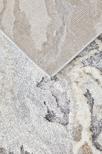 Thumbnail for Abby Mineral Natural and Grey Modern Abstract Rectangle Rug