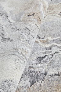 Thumbnail for Abby Mineral Natural and Grey Modern Abstract Rectangle Rug