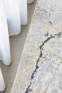 Thumbnail for Abby Mineral Stone Modern Abstract Rectangle RugAbby Mineral Grey and Natural Stone Modern Abstract Rectangle Rug