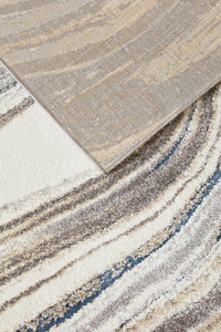 Thumbnail for Abby Mineral Grey and Natural Stone Modern Abstract Rectangle Rug