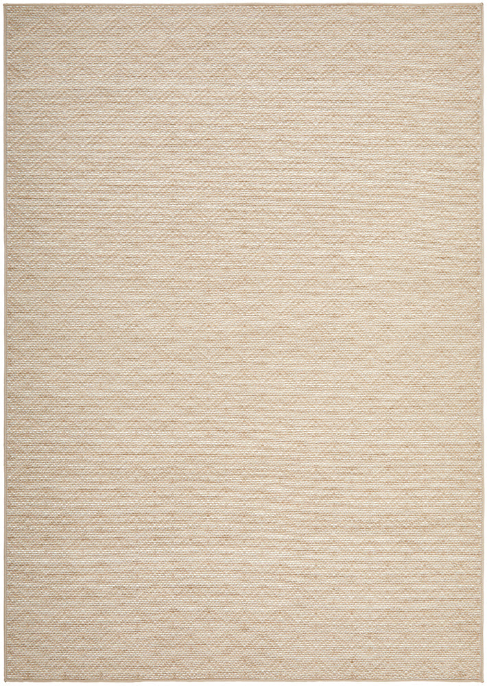 Patio Misty Cream Natural Modern Indoor Outdoor Geometric Patterned Flatweave Rug