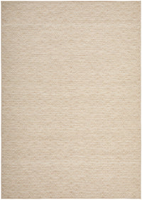 Thumbnail for Patio Misty Cream Natural Modern Indoor Outdoor Geometric Patterned Flatweave Rug