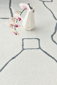 Thumbnail for Amy Grey Paradise Modern Round Rug