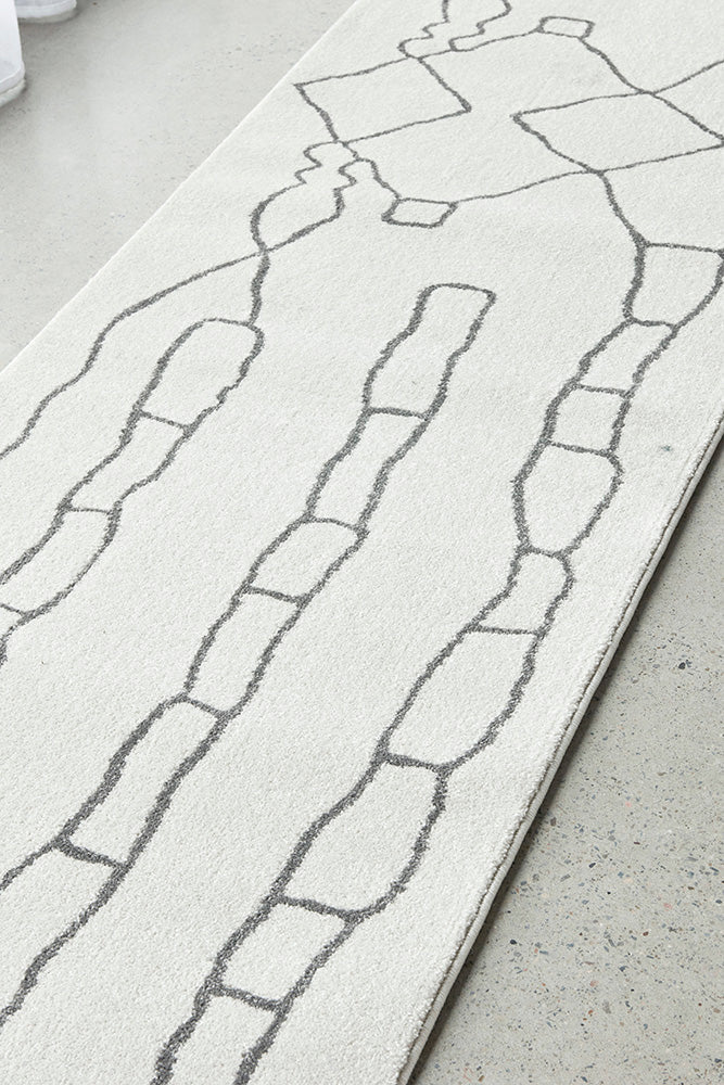 Amy Grey Paradise Modern Hallway Runner Rug