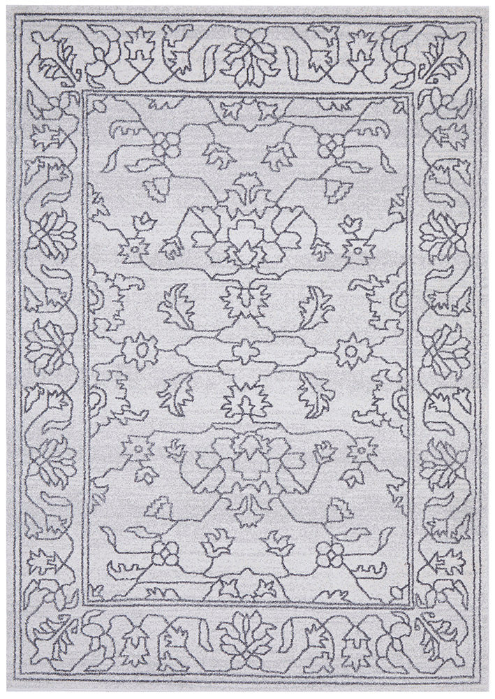 Bjorn Paradise Grey Two-Tone Modern Rug