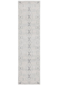 Thumbnail for Cala Paradise Modern Grey Hallway Runner Rug