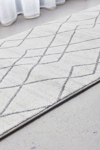 Thumbnail for Gina Paradise Grey Modern Hallway Runner Rug 