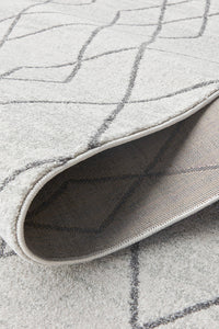 Thumbnail for Gina Paradise Grey Modern Hallway Runner Rug 