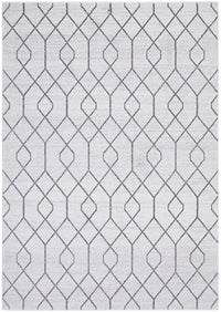 Thumbnail for Hailey Paradise Cream & Grey Line Pattern Modern Rug