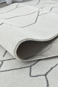 Thumbnail for Ivy Paradise Cream & Grey Modern Abstract Hallway Runner Rug