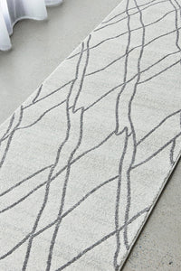 Thumbnail for Jada Paradise Grey Modern Abstract Hallway Runner Rug