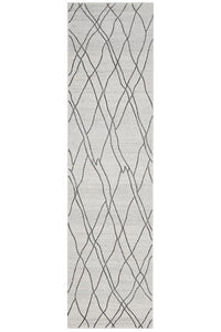 Thumbnail for Jada Paradise Grey Modern Abstract Hallway Runner Rug