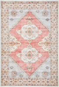 Thumbnail for Avril Revive Rose Transitional Polyester Machine Washable Rug