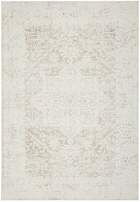 Thumbnail for Camilla Revive Cream Natural Transitional Machine Washable Polyester Rug