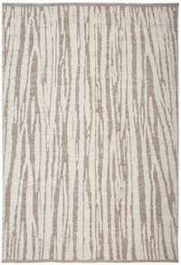 Thumbnail for Jani Beige and Ivory Modern Abstract Pattern Rectangle Rug