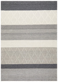 Thumbnail for Blake Modern Multi-Colour Textured Wool Rug