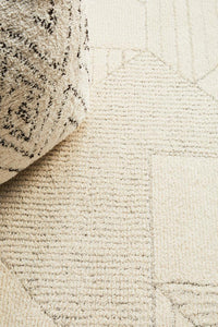 Thumbnail for Ashe Scandi Natural Patterned Rug