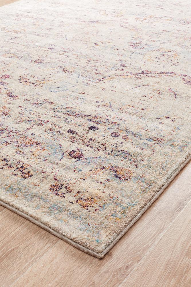 Evelyn Multi-Colour Distressed Rug