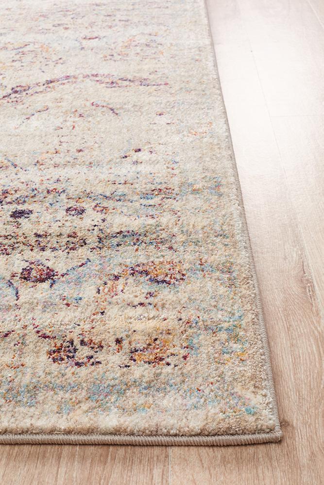 Evelyn Multi-Colour Distressed Rug