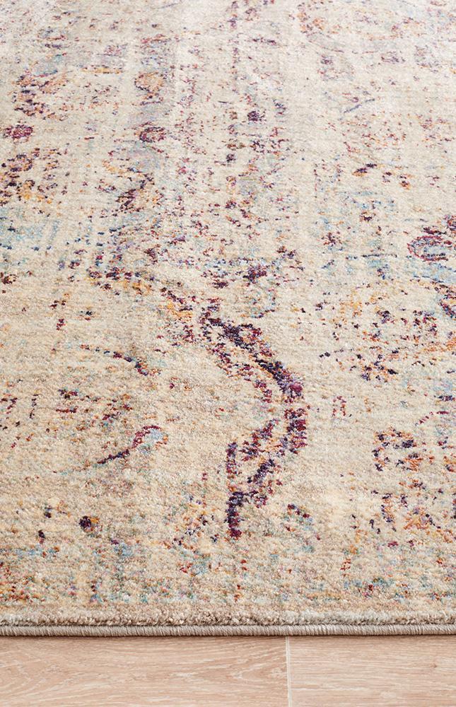 Evelyn Multi-Colour Distressed Rug