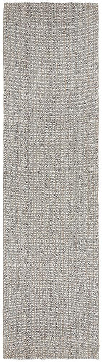 Thumbnail for Lily Scandi Grey Wool & Jute Rug