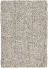 Thumbnail for Lily Scandi Grey Wool & Jute Rug