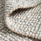 Lily Scandi Grey Wool & Jute Rug
