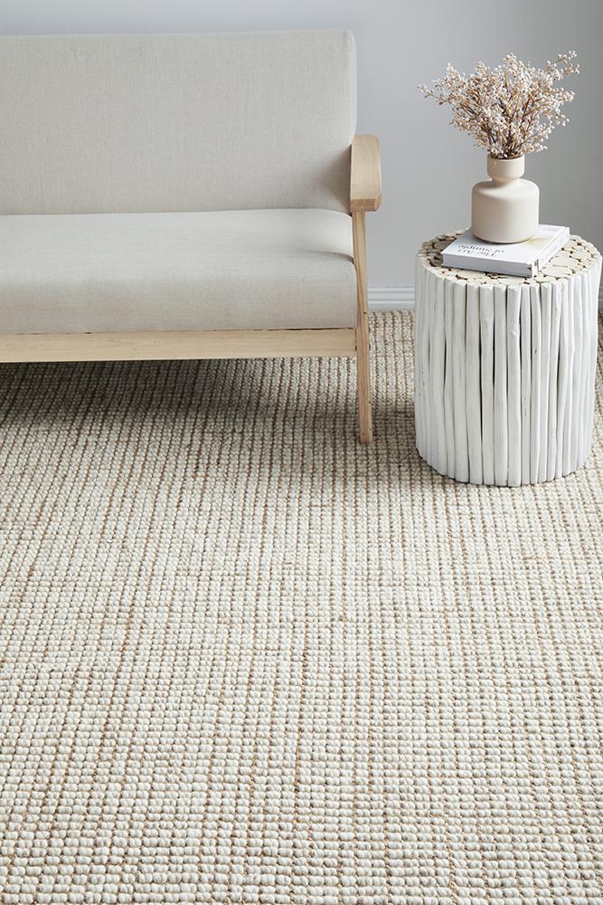 Haisley Natural Jute and Wool Rug