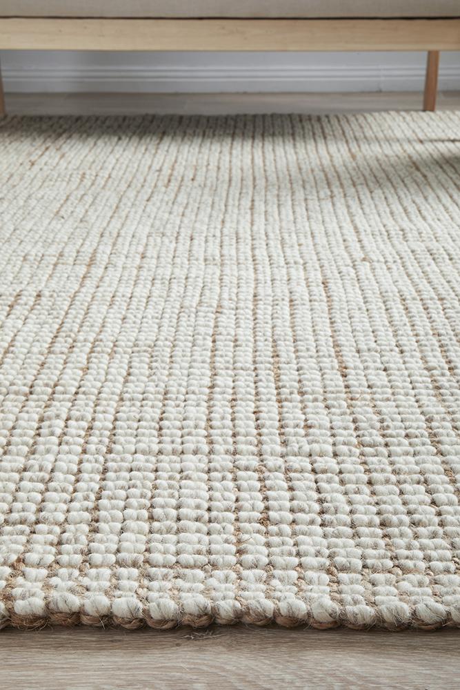 Haisley Natural Jute and Wool Rug